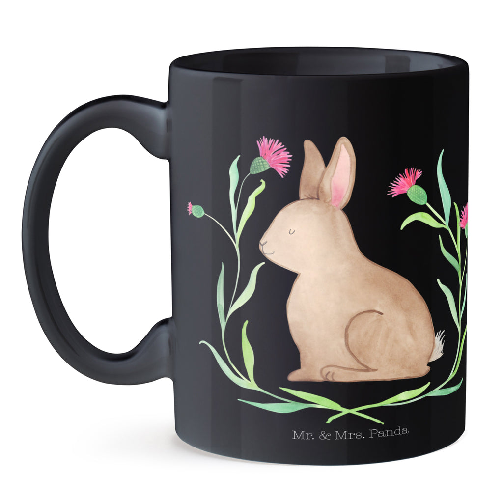 Tasse Hase sitzend Ostern, Frohe Ostern, Ostergrüße, Osterblume, Liebe, Grüße, Osterhase, Hase, Kaninchen Becher, Kaffeetasse, Kaffeebecher, Tee, Frühstück, Büro  Ostern, Osterhase, Ostergeschenke, Osternest, Osterdeko, Geschenk zu Ostern