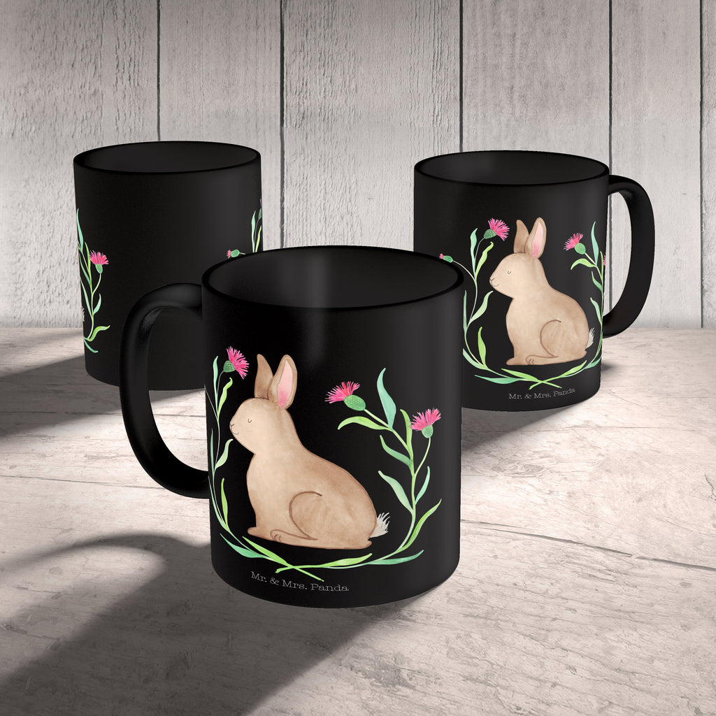 Tasse Hase sitzend Ostern, Frohe Ostern, Ostergrüße, Osterblume, Liebe, Grüße, Osterhase, Hase, Kaninchen Becher, Kaffeetasse, Kaffeebecher, Tee, Frühstück, Büro  Ostern, Osterhase, Ostergeschenke, Osternest, Osterdeko, Geschenk zu Ostern