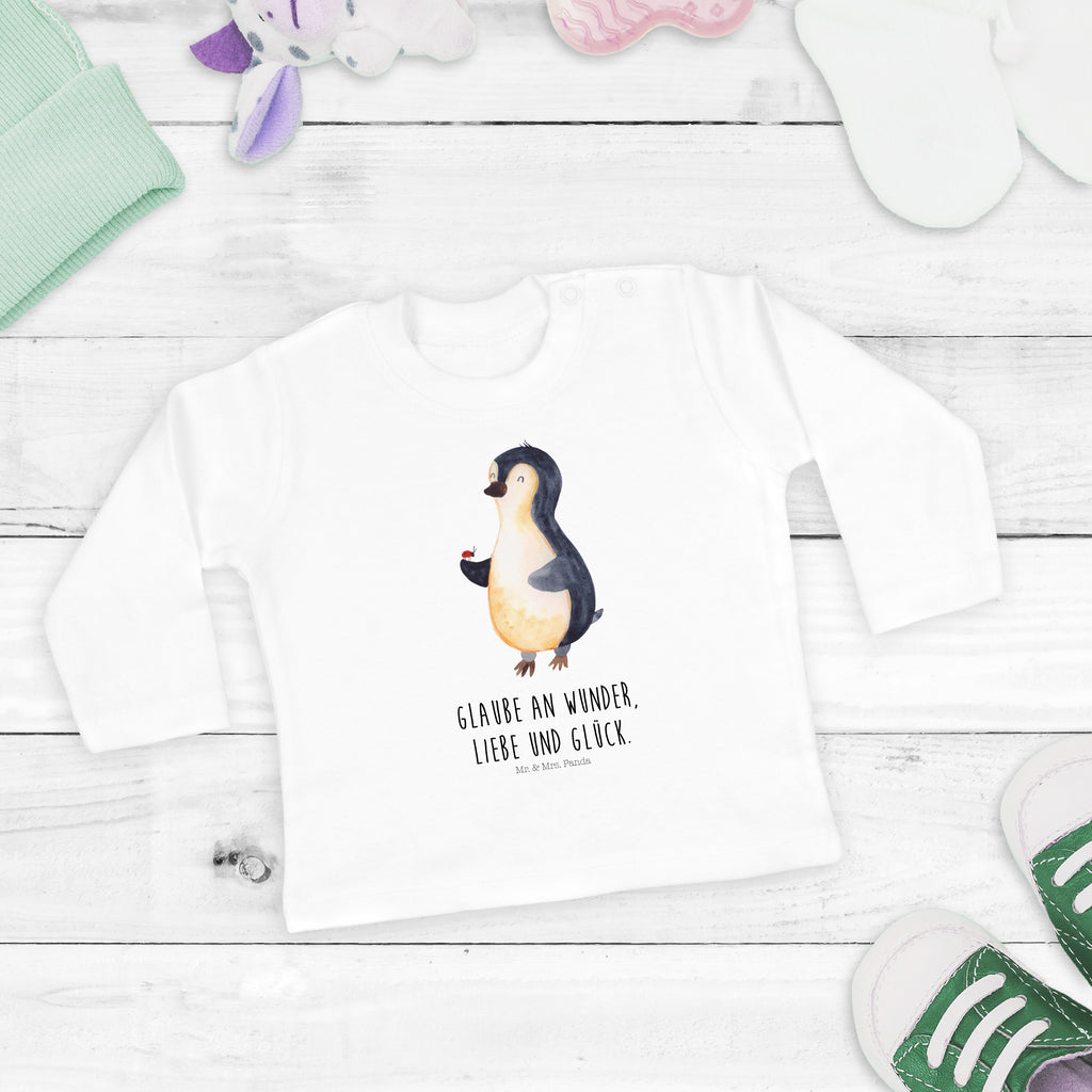 6-12 Monate Baby Longsleeve Pinguin Marienkäfer Mädchen, Jungen, Baby, Longsleeve, Langarm, Bio, Kleidung, uni, Langarmshirt, Pinguin, Pinguine, Marienkäfer, Liebe, Wunder, Glück, Freude, Lebensfreude