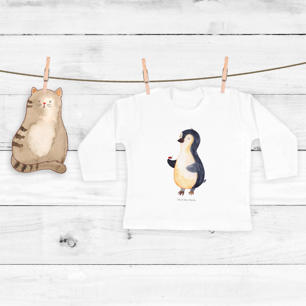 6-12 Monate Baby Longsleeve Pinguin Marienkäfer Mädchen, Jungen, Baby, Longsleeve, Langarm, Bio, Kleidung, uni, Langarmshirt, Pinguin, Pinguine, Marienkäfer, Liebe, Wunder, Glück, Freude, Lebensfreude