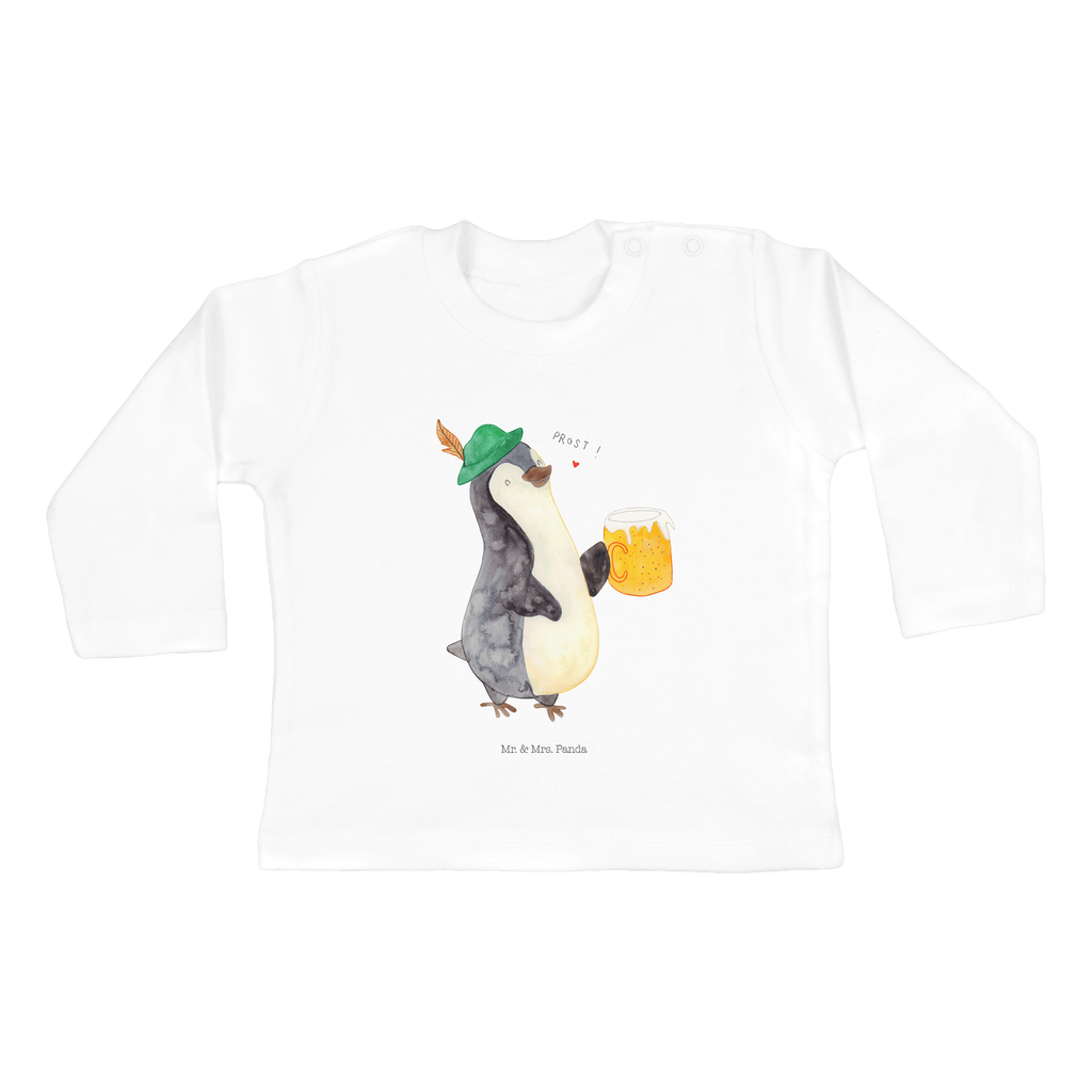 6-12 Monate Baby Longsleeve Pinguin Bier Mädchen, Jungen, Baby, Longsleeve, Langarm, Bio, Kleidung, uni, Langarmshirt, Pinguin, Pinguine, Bier, Oktoberfest