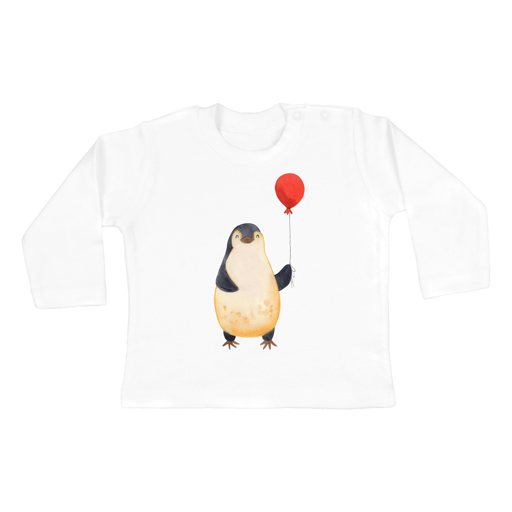 12-18 Monate Baby Longsleeve Pinguin Luftballon Mädchen, Jungen, Baby, Langarm, Bio, Kleidung, Pinguin, Pinguine, Luftballon, Tagträume, Lebenslust, Geschenk Freundin, Geschenkidee, beste Freundin, Motivation, Neustart, neues Leben, Liebe, Glück