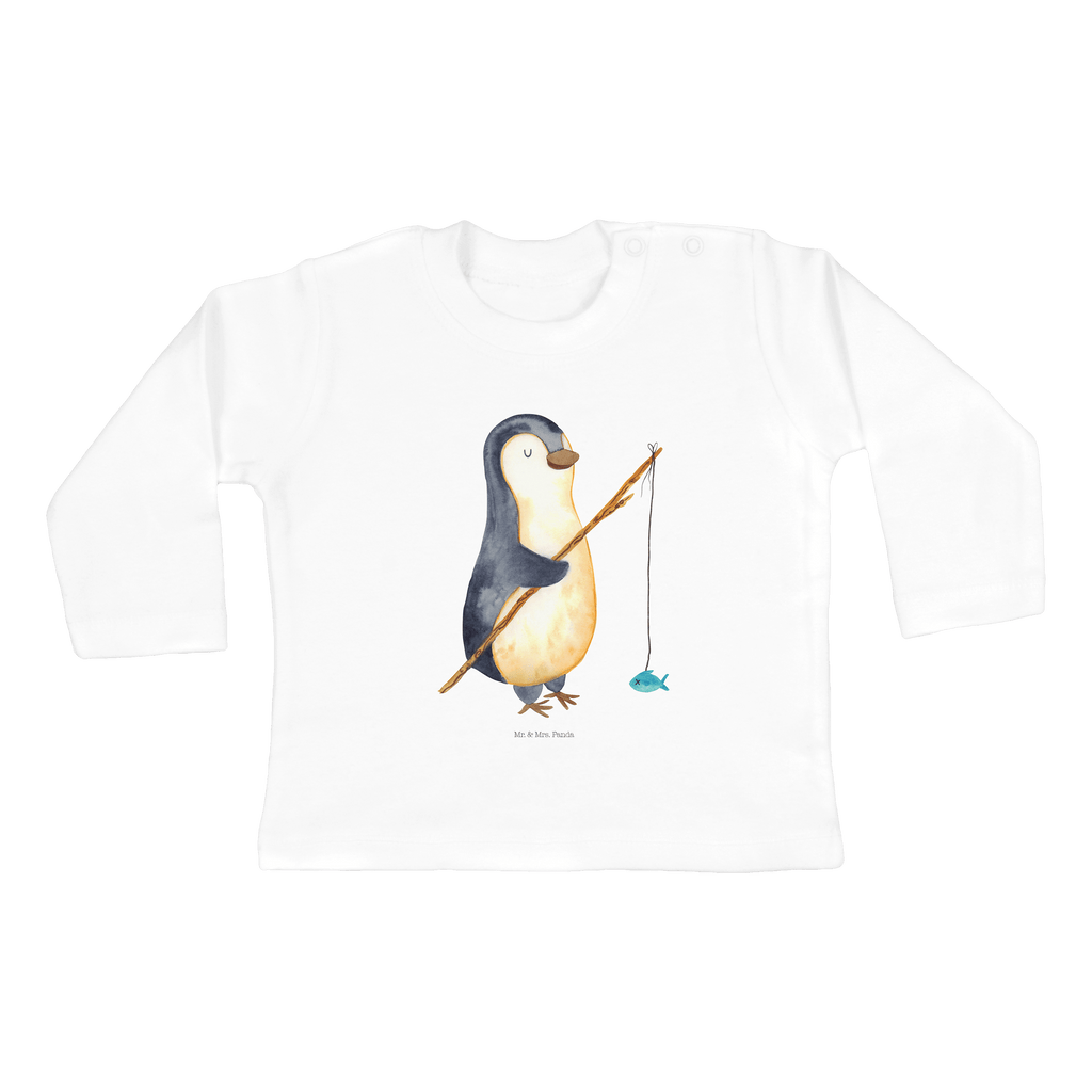 12-18 Monate Baby Longsleeve Pinguin Angler Mädchen, Jungen, Baby, Langarm, Bio, Kleidung, Pinguin, Pinguine, Angeln, Angler, Tagträume, Hobby, Plan, Planer, Tagesplan, Neustart, Motivation, Geschenk, Freundinnen, Geschenkidee, Urlaub, Wochenende