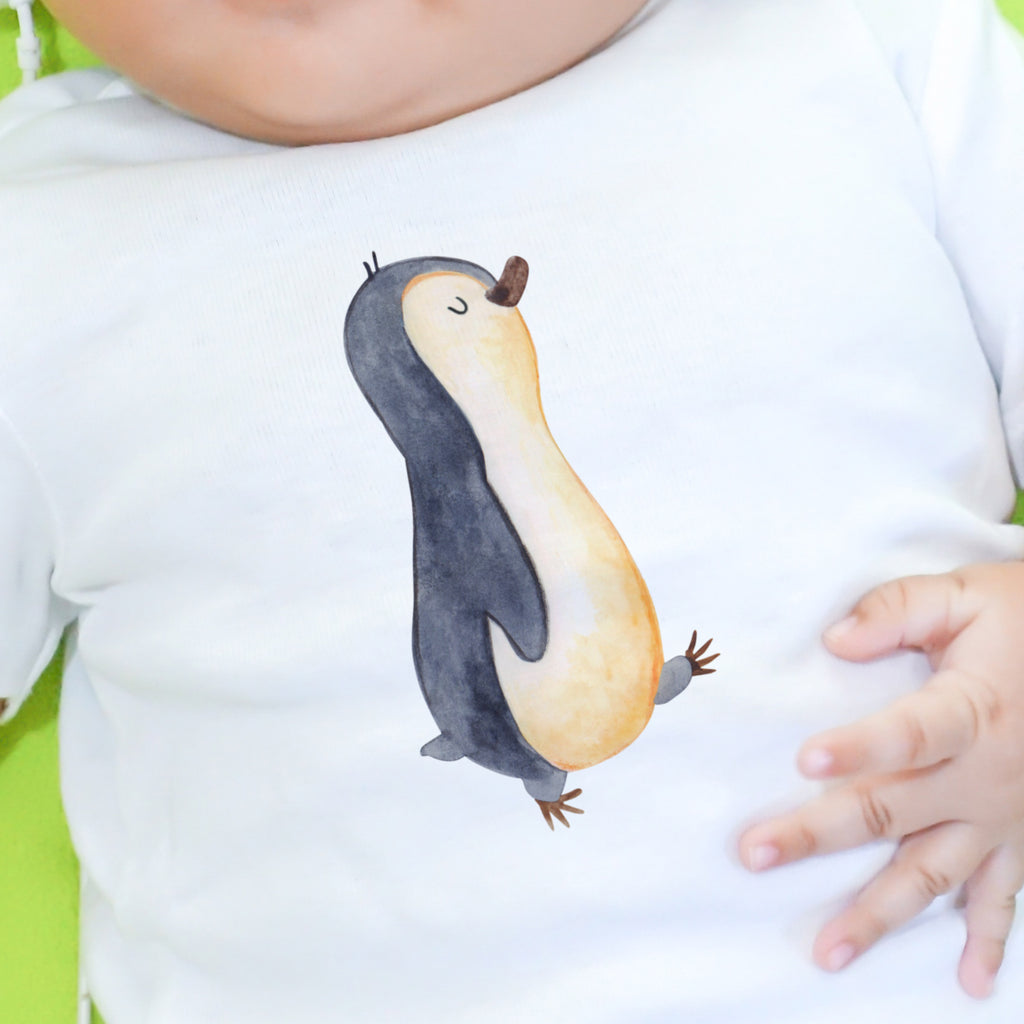 12-18 Monate Baby Longsleeve Pinguin marschierend Mädchen, Jungen, Baby, Langarm, Bio, Kleidung, Pinguin, Pinguine, Frühaufsteher, Langschläfer, Bruder, Schwester, Familie