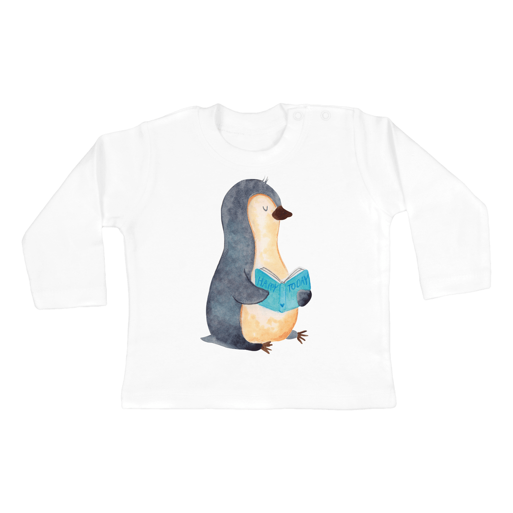 18-24 Monate Baby Longsleeve Pinguin Buch Mädchen, Jungen, Baby, Langarm, Bio, Kleidung, Longsleeve, Pinguin, Pinguine, Buch, Lesen, Bücherwurm, Nichtstun, Faulenzen, Ferien, Urlaub, Freizeit