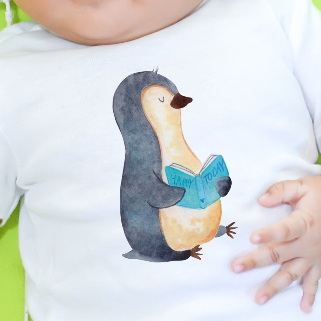 18-24 Monate Baby Longsleeve Pinguin Buch Mädchen, Jungen, Baby, Langarm, Bio, Kleidung, Longsleeve, Pinguin, Pinguine, Buch, Lesen, Bücherwurm, Nichtstun, Faulenzen, Ferien, Urlaub, Freizeit