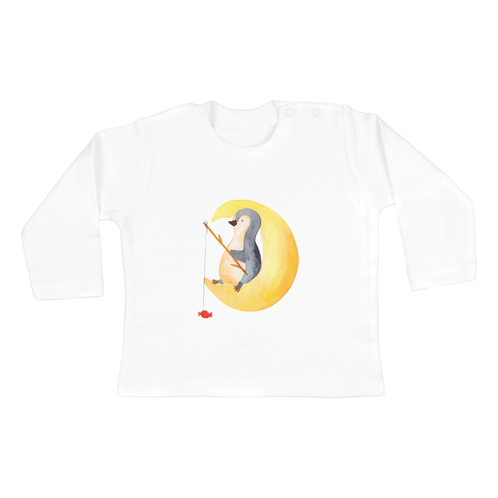 18-24 Monate Baby Longsleeve Pinguin Mond Mädchen, Jungen, Baby, Langarm, Bio, Kleidung, Longsleeve, Pinguin, Pinguine, Spruch, schlafen, Nachtruhe, Einschlafen, Schlafzimmer, Schlafstörungen, Gästezimmer