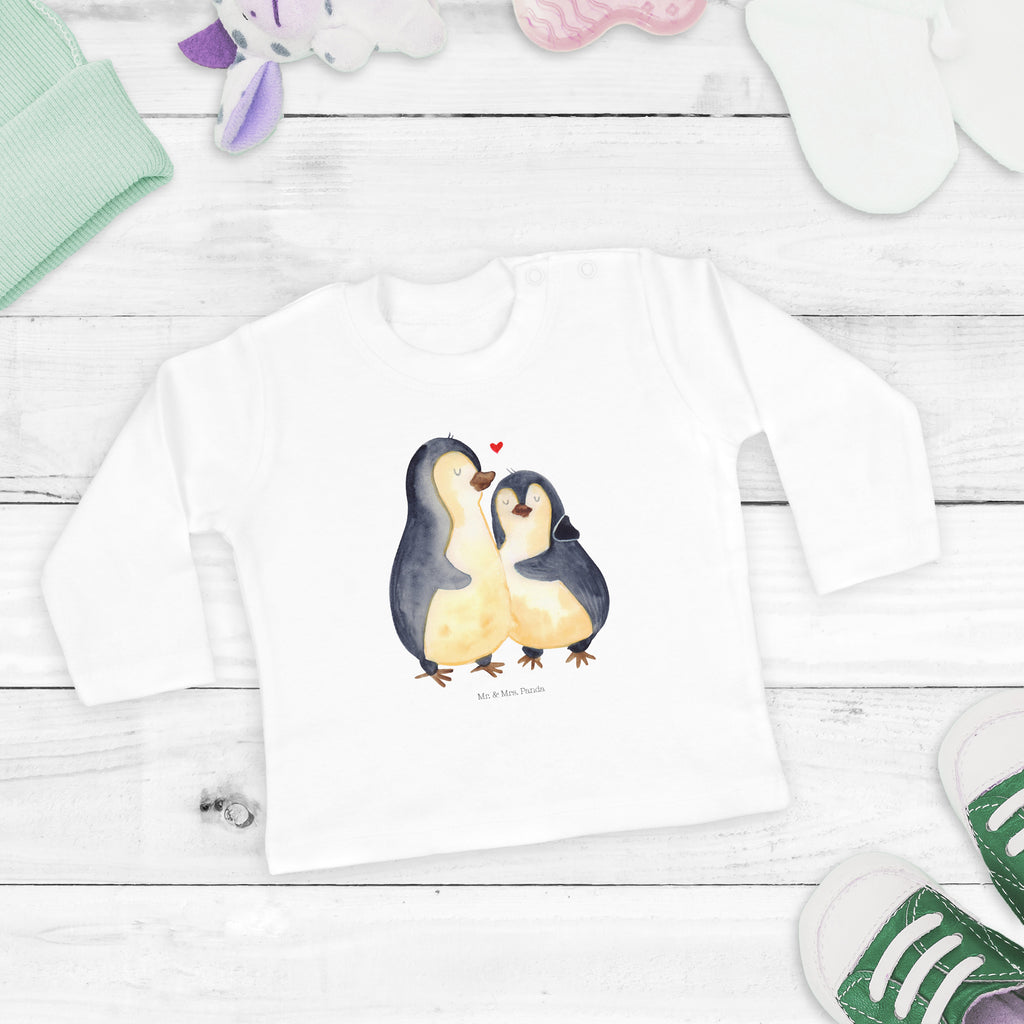 18-24 Monate Baby Longsleeve Pinguin umarmend Mädchen, Jungen, Baby, Langarm, Bio, Kleidung, Longsleeve, Pinguin, Liebe, Liebespaar, Liebesbeweis, Liebesgeschenk, Verlobung, Jahrestag, Hochzeitstag, Hochzeit, Hochzeitsgeschenk