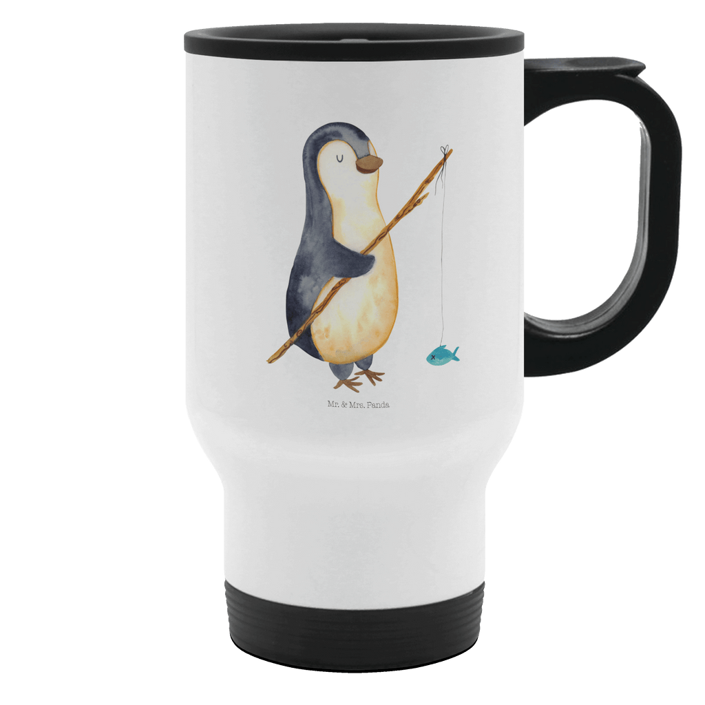 Thermobecher Pinguin Angler Thermobecher, To Go Becher, Thermotasse, Kaffeebecher, Isolierbecher, Thermobecher To Go, Warmhaltetasse, Edelstahlbecher, Reisebecher, Tasse mit Deckel, Thermobecher für 400 ml, Kaffeetasse zum Mitnehmen, Tasse zum Mitnehmen, Spülmaschinenfest, Pinguin, Pinguine, Angeln, Angler, Tagträume, Hobby, Plan, Planer, Tagesplan, Neustart, Motivation, Geschenk, Freundinnen, Geschenkidee, Urlaub, Wochenende