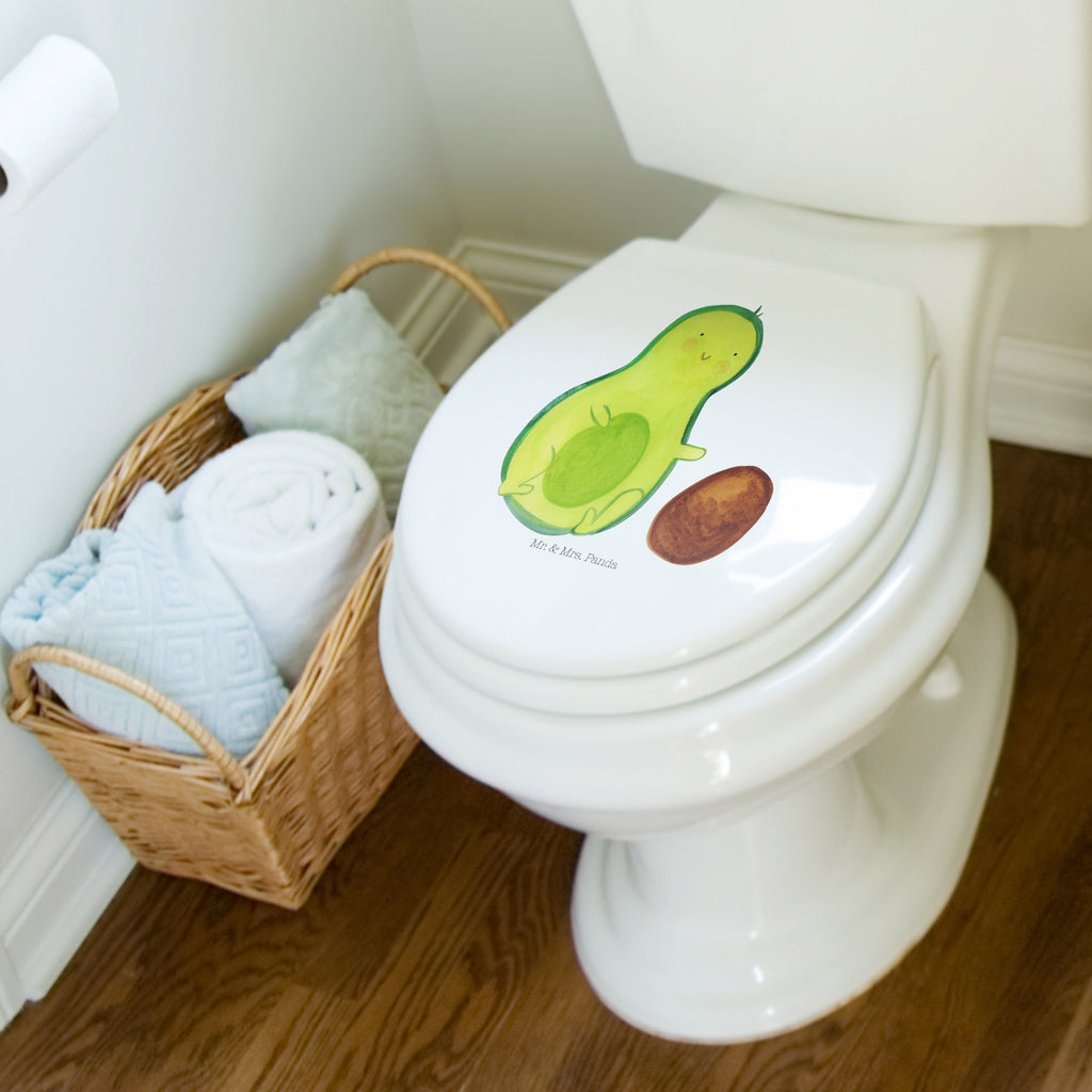 Motiv WC Sitz Avocado rollt Kern Klobrille, Klodeckel, Toilettendeckel, WC-Sitz, Toilette, Avocado, Veggie, Vegan, Gesund, Avocados, Schwanger, Geburt, Geburtstag, Säugling, Kind, erstes Kind, zur Geburt, Schwangerschaft, Babyparty, Baby, große Liebe, Liebe, Love
