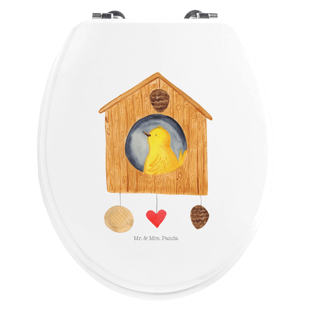 Motiv WC Sitz Vogelhaus sweet Home Klobrille, Klodeckel, Toilettendeckel, WC-Sitz, Toilette, Tiermotive, Gute Laune, lustige Sprüche, Tiere, Vogelhaus, Vogel, Home sweet Home, Einzug, Umzug, Geschenk, Einzugsgeschenk, Hausbau, Haus