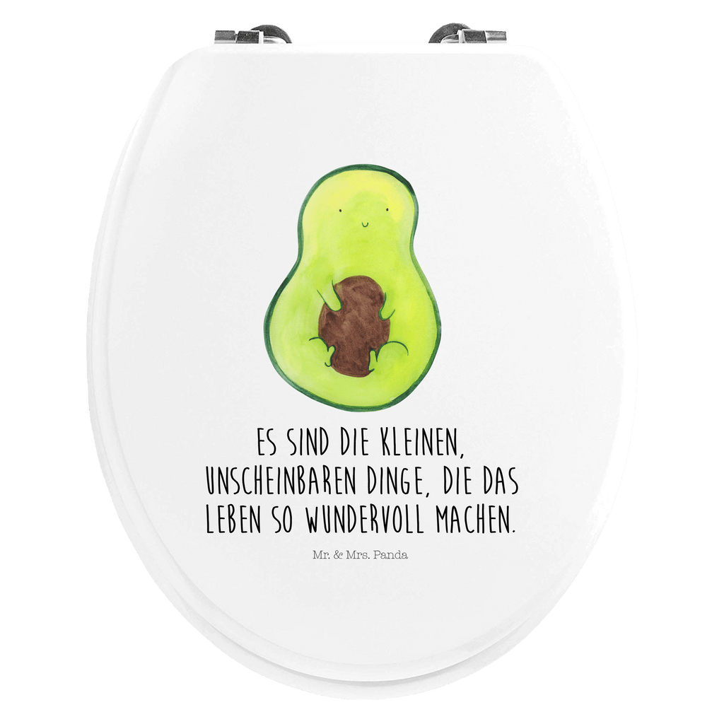 Motiv WC Sitz Avocado mit Kern Klobrille, Klodeckel, Toilettendeckel, WC-Sitz, Toilette, Avocado, Veggie, Vegan, Gesund, Avokado, Avocadokern, Kern, Pflanze, Spruch Leben