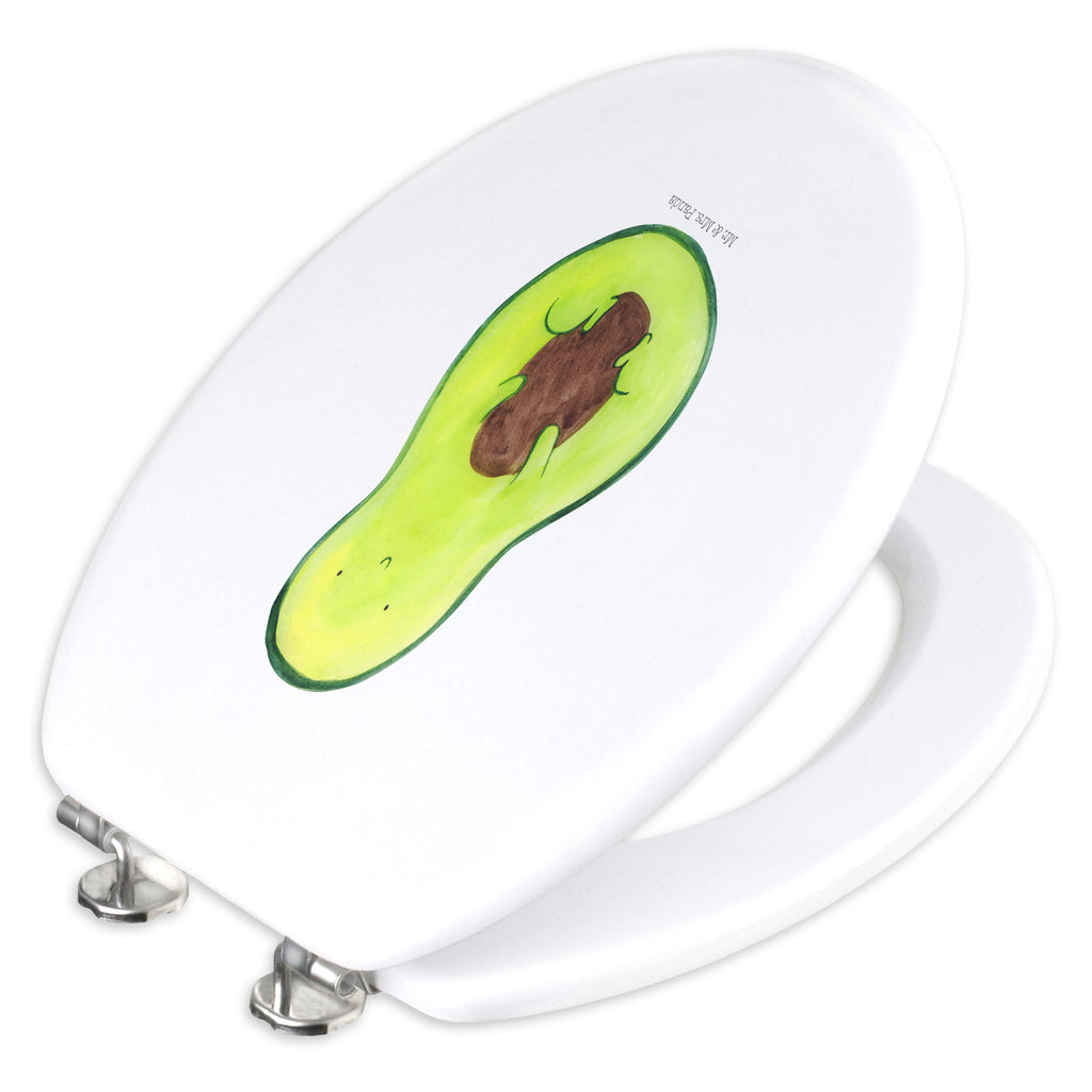 Motiv WC Sitz Avocado mit Kern Klobrille, Klodeckel, Toilettendeckel, WC-Sitz, Toilette, Avocado, Veggie, Vegan, Gesund, Avokado, Avocadokern, Kern, Pflanze, Spruch Leben