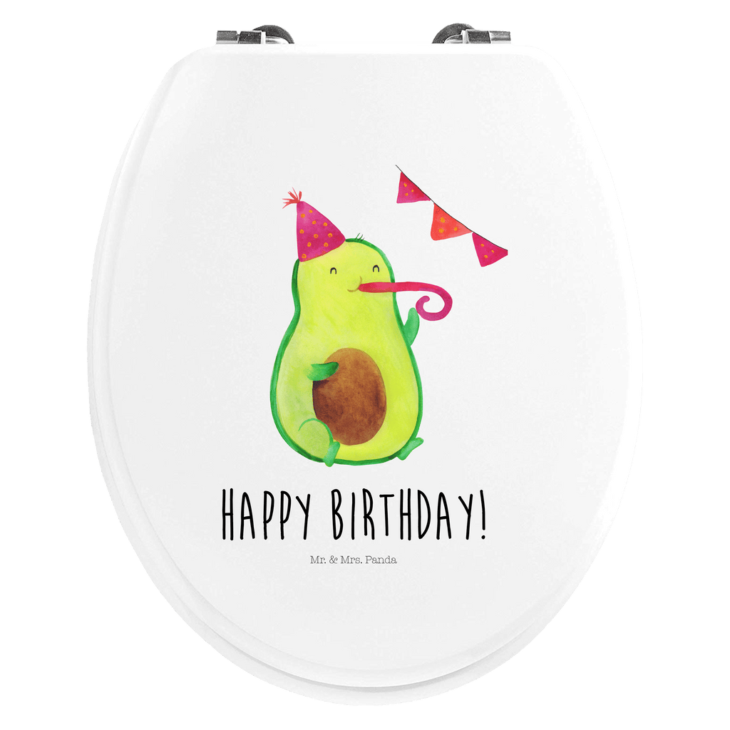 Motiv WC Sitz Avocado Birthday Klobrille, Klodeckel, Toilettendeckel, WC-Sitz, Toilette, Avocado, Veggie, Vegan, Gesund