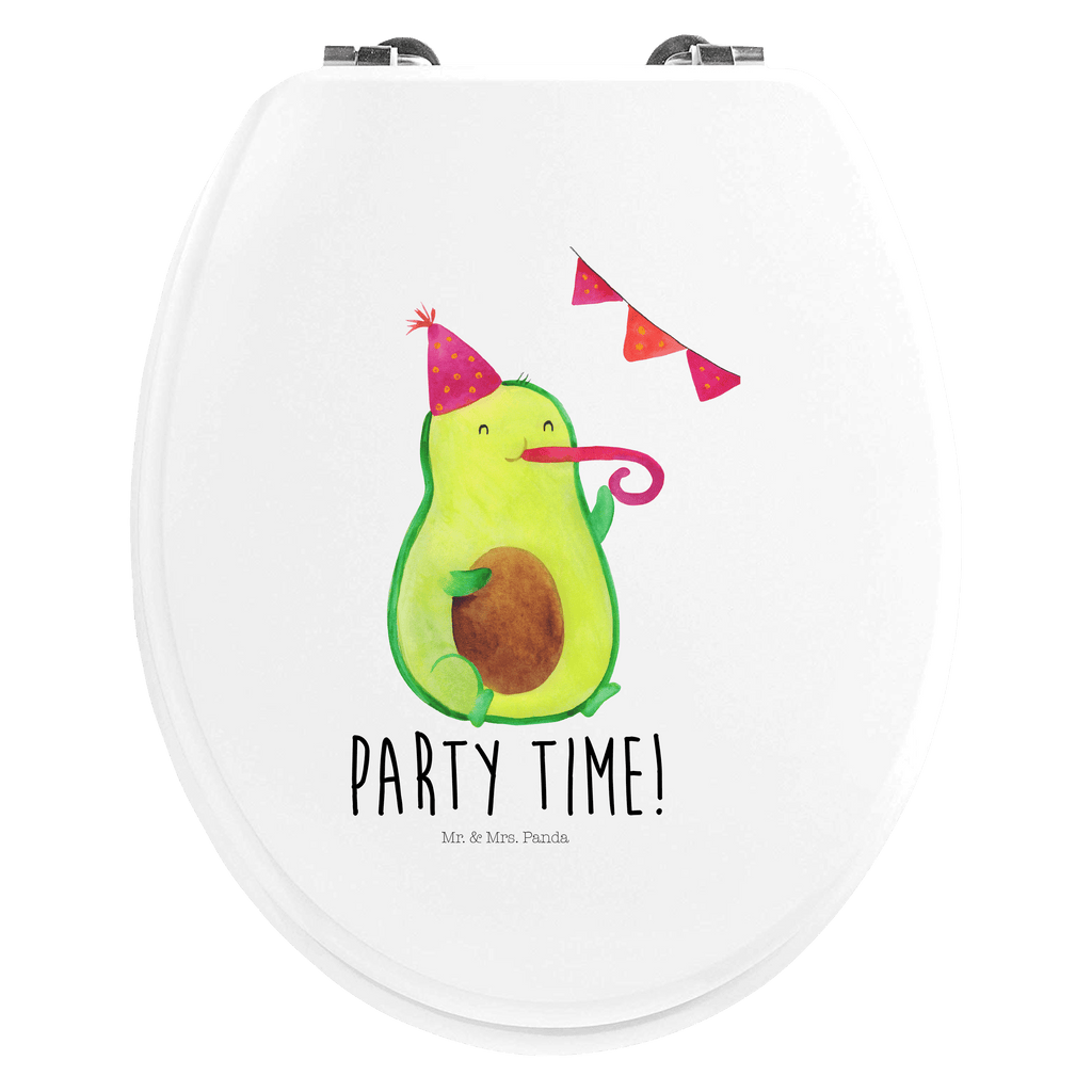 Motiv WC Sitz Avocado Party Time Klobrille, Klodeckel, Toilettendeckel, WC-Sitz, Toilette, Avocado, Veggie, Vegan, Gesund