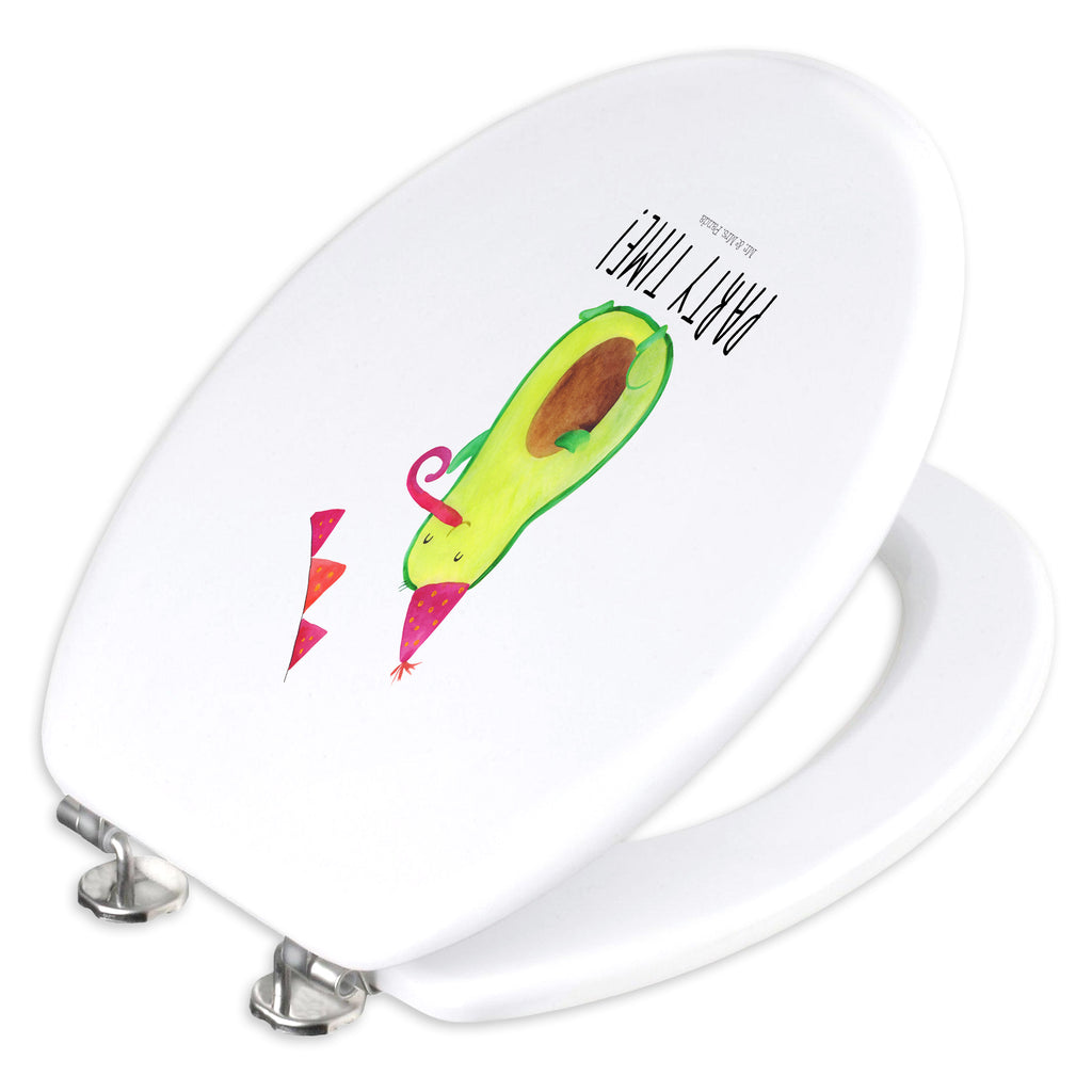 Motiv WC Sitz Avocado Party Time Klobrille, Klodeckel, Toilettendeckel, WC-Sitz, Toilette, Avocado, Veggie, Vegan, Gesund