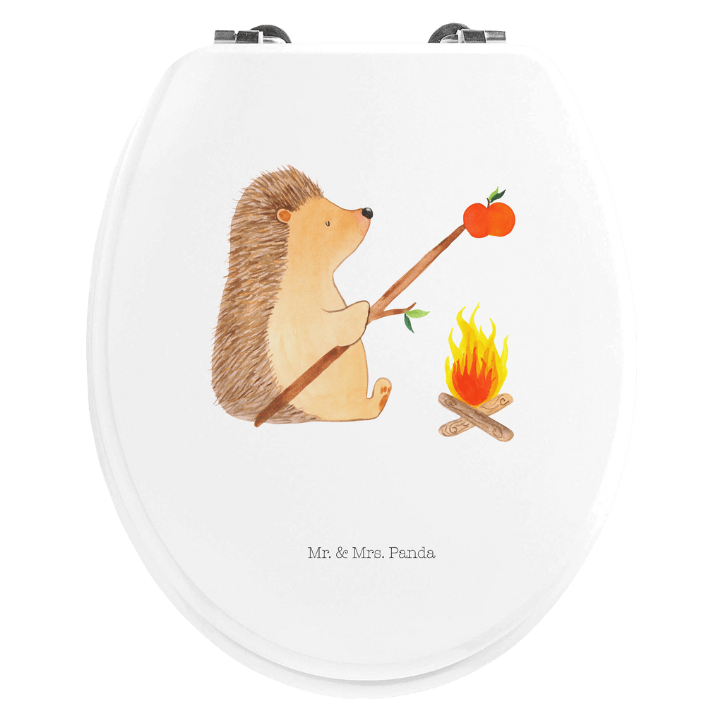 Motiv WC Sitz Igel grillt Klobrille, Klodeckel, Toilettendeckel, WC-Sitz, Toilette, Tiermotive, Gute Laune, lustige Sprüche, Tiere, Igel, Grillen, Ziele, Motivation, arbeitslos, Sinn des Lebens, Spruch