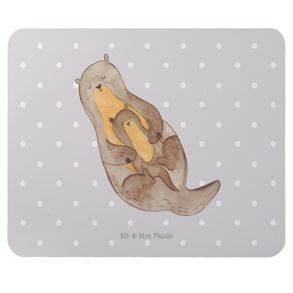 Mauspad Otter mit Kind Mousepad, Computer zubehör, Büroausstattung, PC Zubehör, Arbeitszimmer, Mauspad, Einzigartiges Mauspad, Designer Mauspad, Otter, Fischotter, Seeotter, Otter Seeotter See Otter
