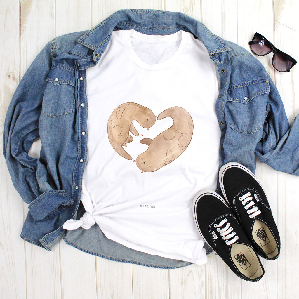 Größe S T-Shirt Otter Herz T-Shirt, Shirt, Tshirt, Lustiges T-Shirt, T-Shirt mit Spruch, Party, Junggesellenabschied, Jubiläum, Geburstag, Herrn, Damen, Männer, Frauen, Schlafshirt, Nachthemd, Sprüche, Otter, Fischotter, Seeotter, Liebe, Herz, Liebesbeweis, Liebesgeschenk, Bessere Hälfte, Love you, Jahrestag, Hochzeitstag, Verlobung, gemeinsames Leben