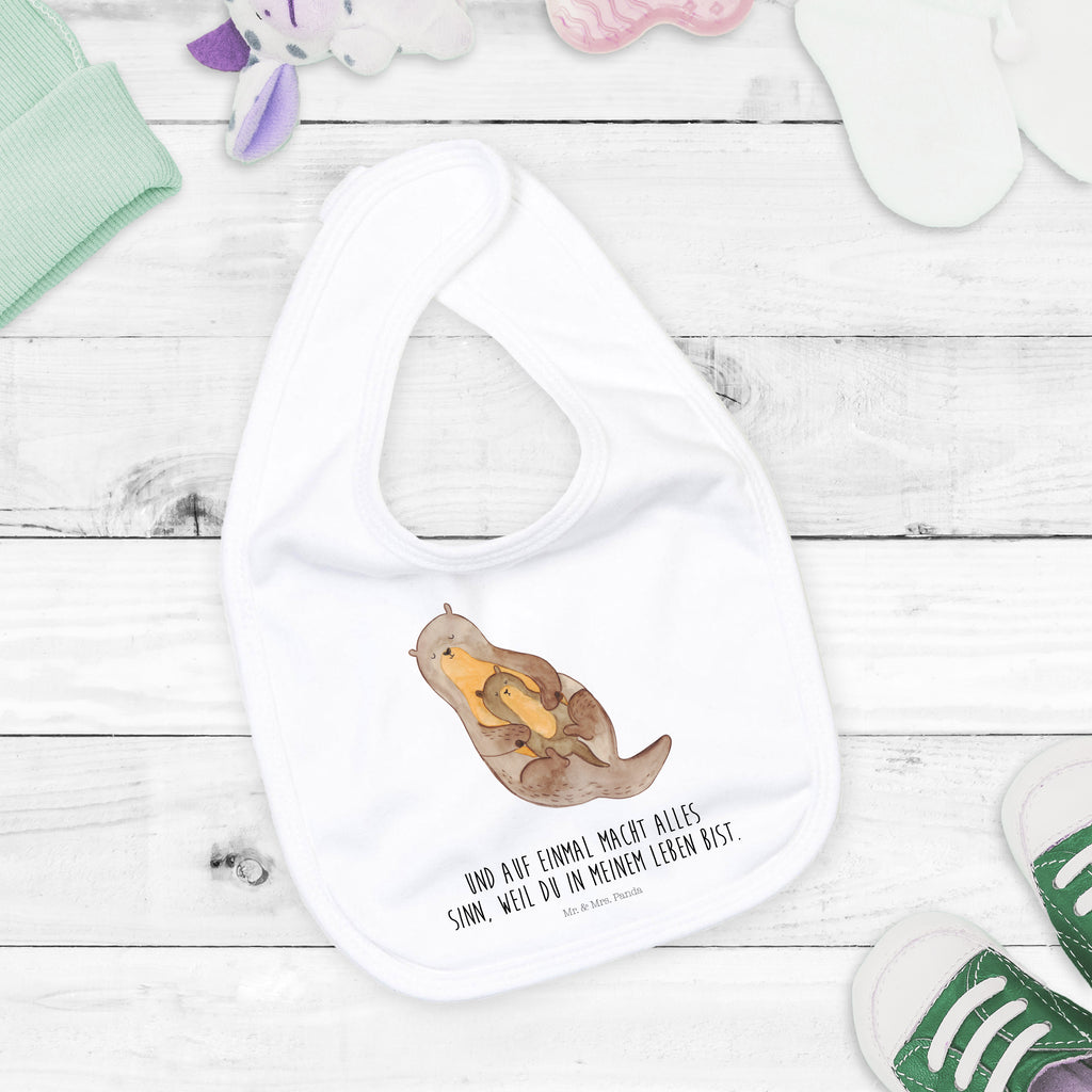 Organic Babylätzchen Otter mit Kind Baby, Lätzchen, Spucktuch, Sabberlätzchen, Klettlätzchen, Babygeschenk, Baby Lätzchen, Geschenk für Geburt, Geschenk zur Geburt, Baby Spucktuch, Babyausstattung, Geschenkidee für Babyparty, Otter, Fischotter, Seeotter, Otter Seeotter See Otter