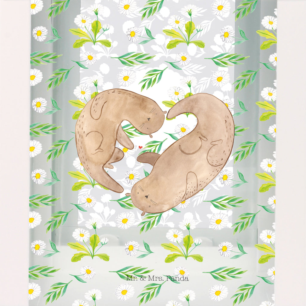 Deko Laterne Otter Herz Gartenlampe, Gartenleuchte, Gartendekoration, Gartenlicht, Laterne  kleine Laternen, XXL Laternen, Laterne groß, Otter, Fischotter, Seeotter, Liebe, Herz, Liebesbeweis, Liebesgeschenk, Bessere Hälfte, Love you, Jahrestag, Hochzeitstag, Verlobung, gemeinsames Leben
