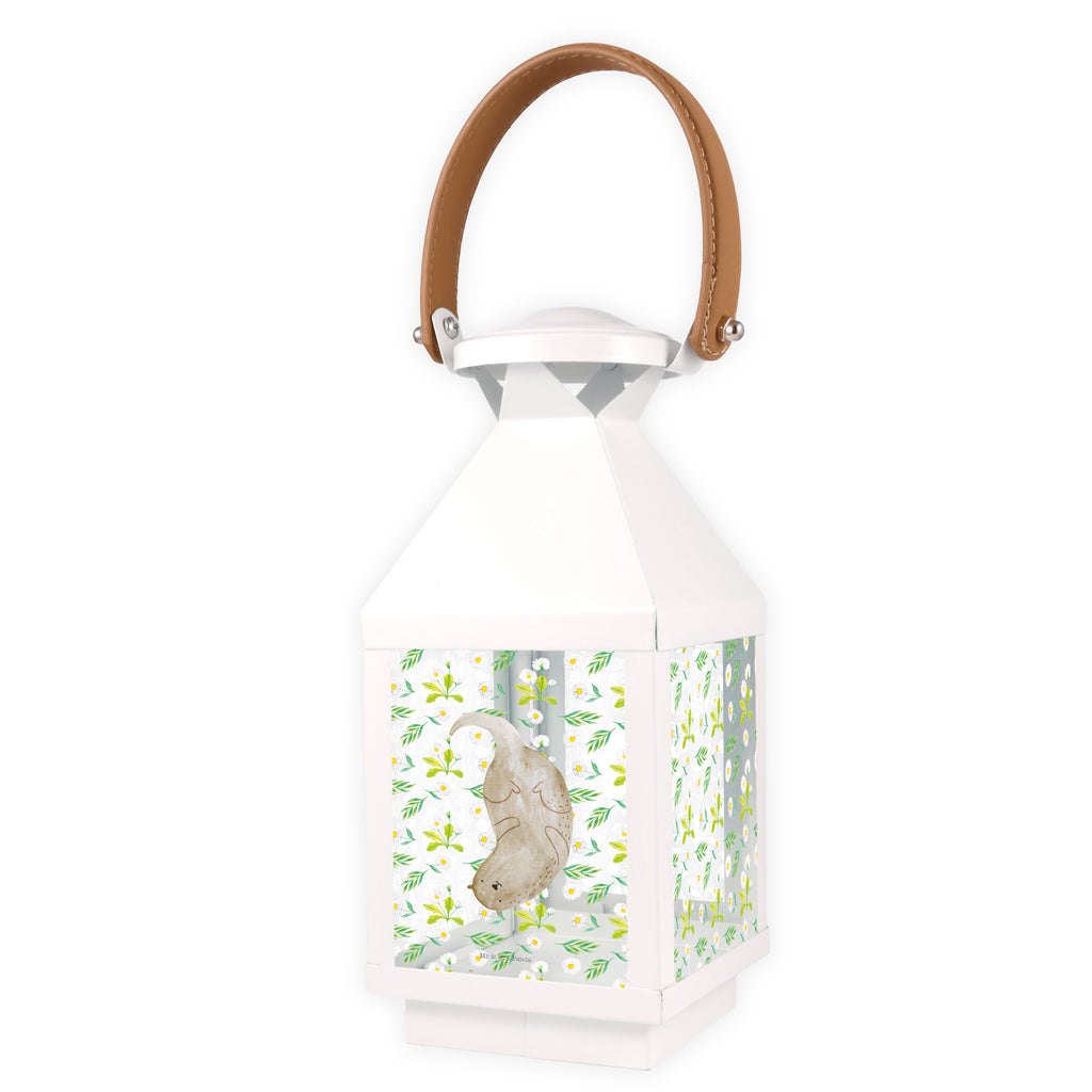 Deko Laterne Otter kopfüber Gartenlampe, Gartenleuchte, Gartendekoration, Gartenlicht, Laterne  kleine Laternen, XXL Laternen, Laterne groß, Otter, Fischotter, Seeotter, Otter Seeotter See Otter