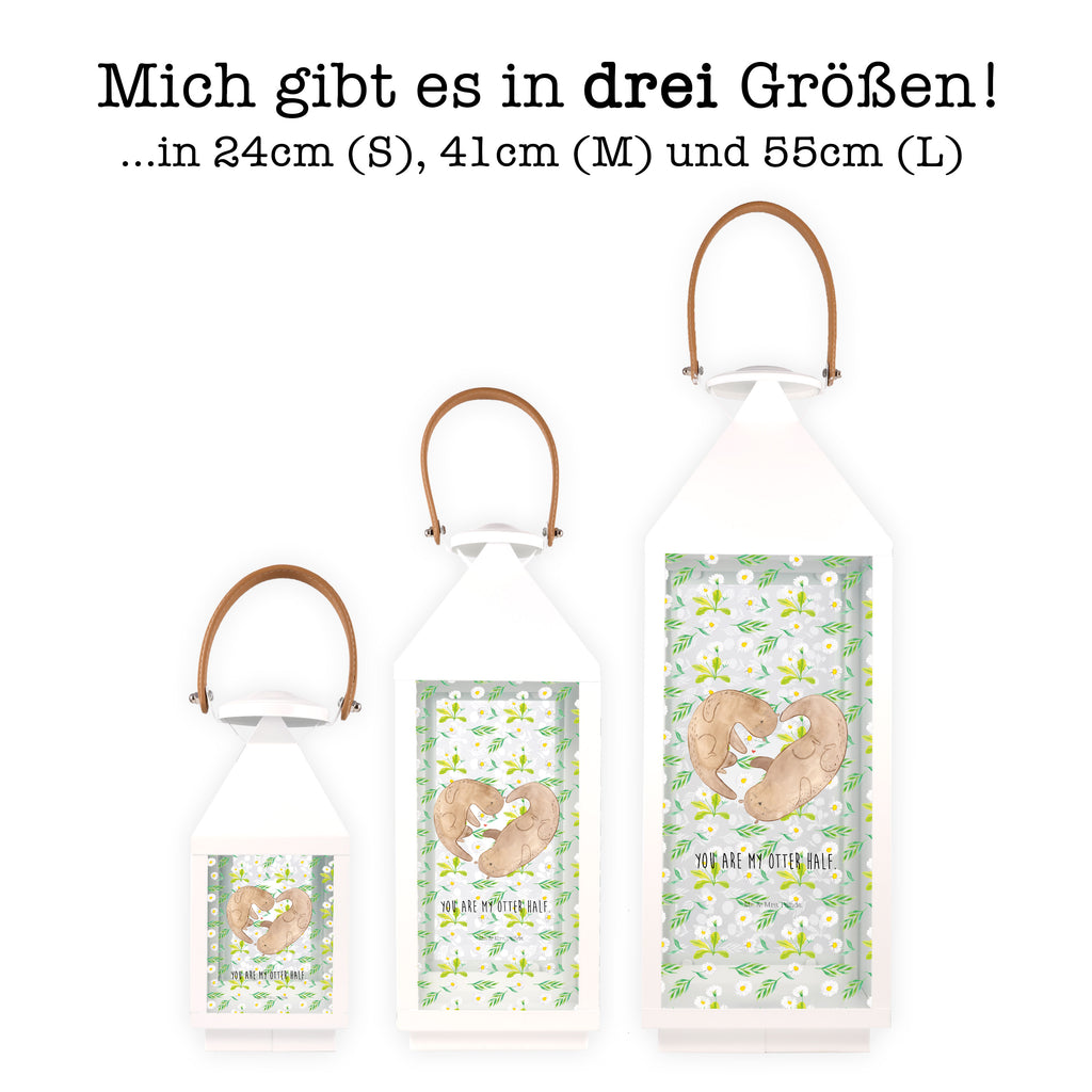 Deko Laterne Otter Herz Gartenlampe, Gartenleuchte, Gartendekoration, Gartenlicht, Laterne  kleine Laternen, XXL Laternen, Laterne groß, Otter, Fischotter, Seeotter, Liebe, Herz, Liebesbeweis, Liebesgeschenk, Bessere Hälfte, Love you, Jahrestag, Hochzeitstag, Verlobung, gemeinsames Leben