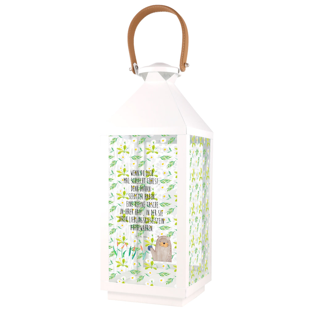 Deko Laterne Otter mit Stein Otter Seeotter See Otter Gartenlampe, Gartenleuchte, Gartendekoration, Gartenlicht, Laterne  kleine Laternen, XXL Laternen, Laterne groß,   Otter,  Fischotter,  Seeotter
