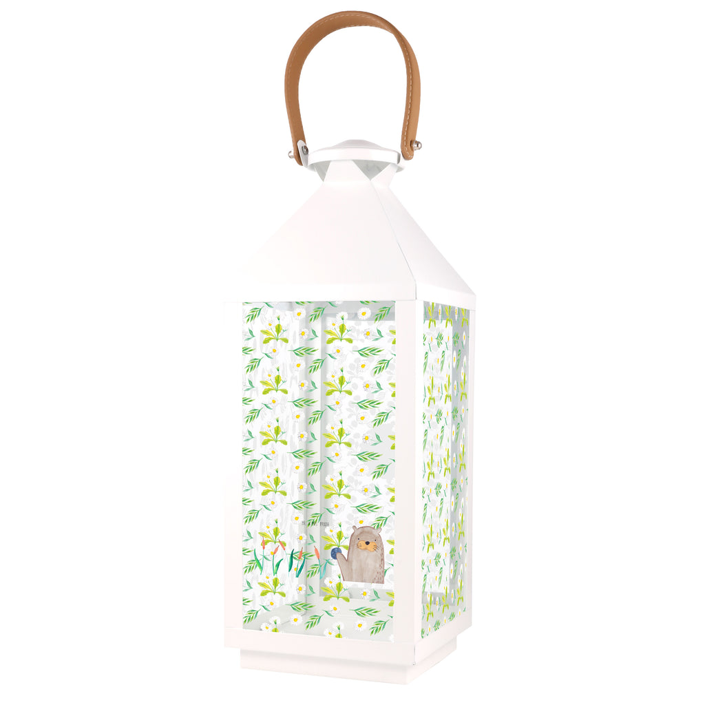 Deko Laterne Otter mit Stein Otter Seeotter See Otter Gartenlampe, Gartenleuchte, Gartendekoration, Gartenlicht, Laterne  kleine Laternen, XXL Laternen, Laterne groß,   Otter,  Fischotter,  Seeotter