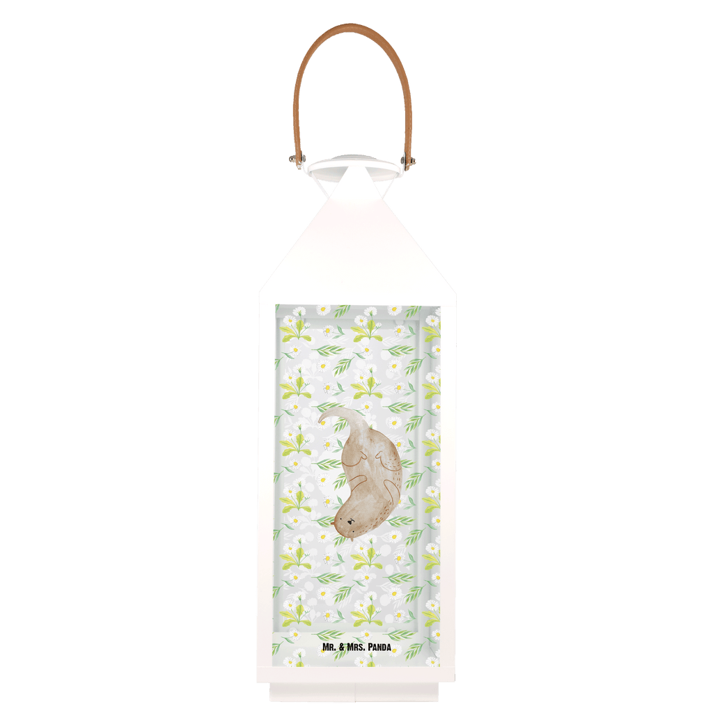 Deko Laterne Otter kopfüber Gartenlampe, Gartenleuchte, Gartendekoration, Gartenlicht, Laterne  kleine Laternen, XXL Laternen, Laterne groß, Otter, Fischotter, Seeotter, Otter Seeotter See Otter