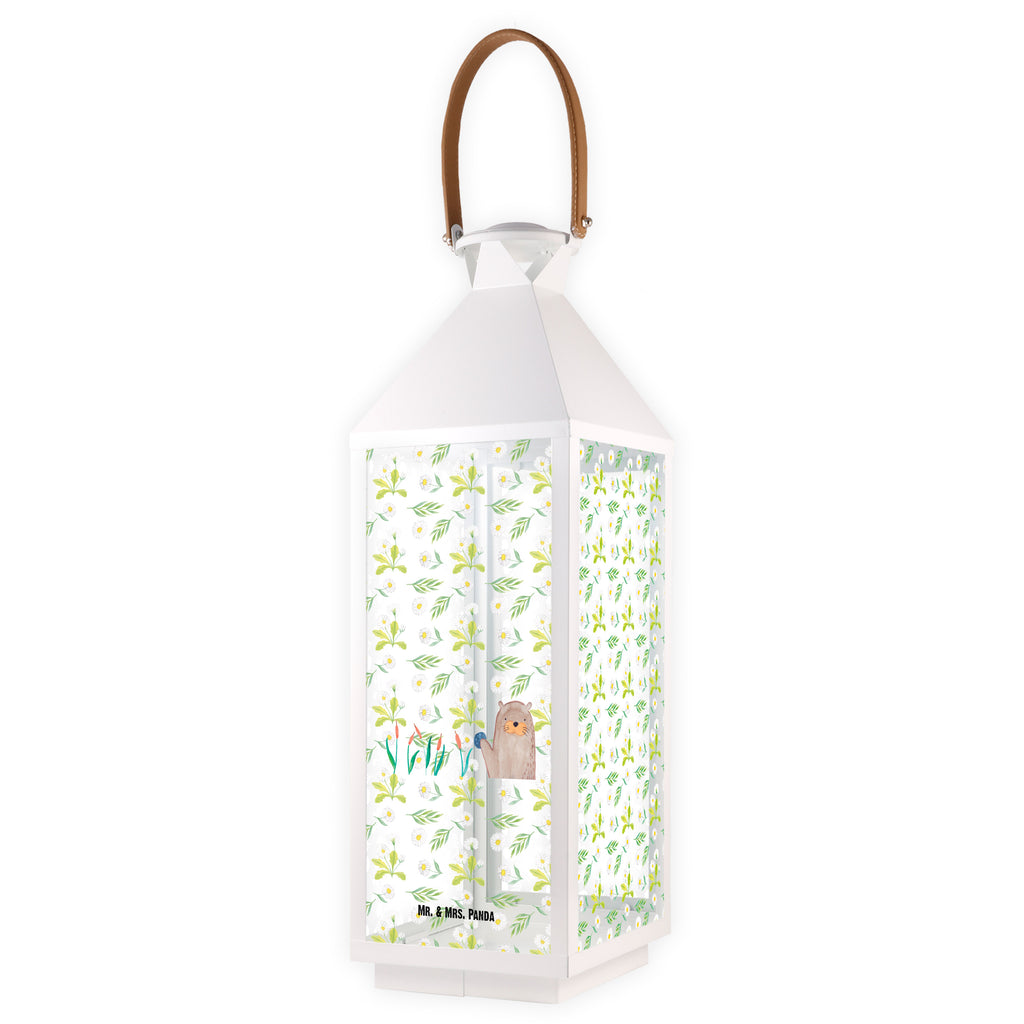 Deko Laterne Otter mit Stein Otter Seeotter See Otter Gartenlampe, Gartenleuchte, Gartendekoration, Gartenlicht, Laterne  kleine Laternen, XXL Laternen, Laterne groß,   Otter,  Fischotter,  Seeotter