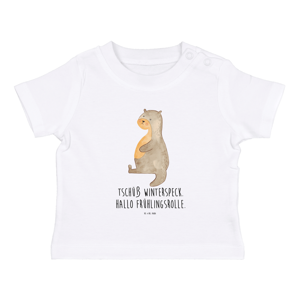 Organic Baby Shirt Otter Bauch Baby T-Shirt, Jungen Baby T-Shirt, Mädchen Baby T-Shirt, Shirt, Otter, Fischotter, Seeotter, Otter Seeotter See Otter