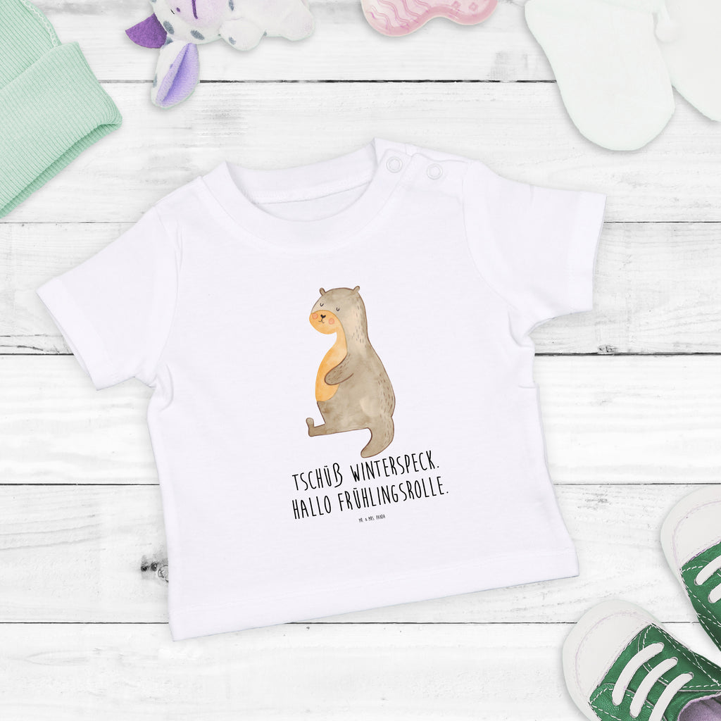 Organic Baby Shirt Otter Bauch Baby T-Shirt, Jungen Baby T-Shirt, Mädchen Baby T-Shirt, Shirt, Otter, Fischotter, Seeotter, Otter Seeotter See Otter
