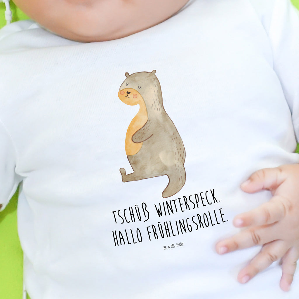 Organic Baby Shirt Otter Bauch Baby T-Shirt, Jungen Baby T-Shirt, Mädchen Baby T-Shirt, Shirt, Otter, Fischotter, Seeotter, Otter Seeotter See Otter