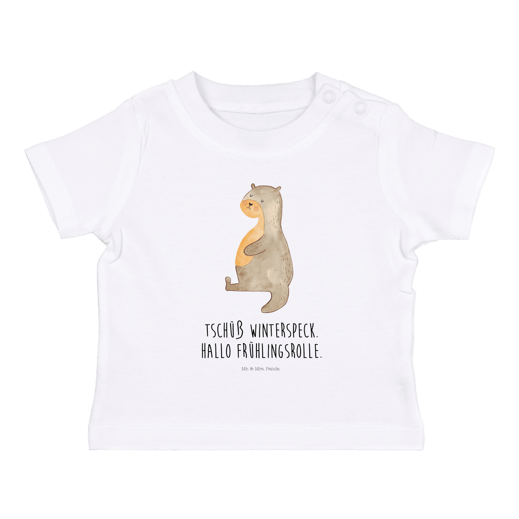 Organic Baby Shirt Otter Bauch Baby T-Shirt, Jungen Baby T-Shirt, Mädchen Baby T-Shirt, Shirt, Otter, Fischotter, Seeotter, Otter Seeotter See Otter