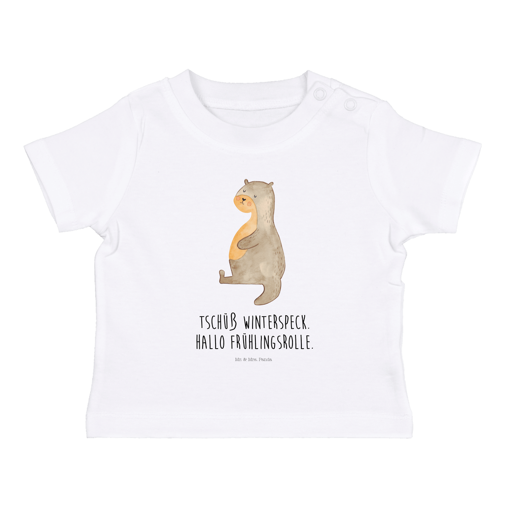 Organic Baby Shirt Otter Bauch Baby T-Shirt, Jungen Baby T-Shirt, Mädchen Baby T-Shirt, Shirt, Otter, Fischotter, Seeotter, Otter Seeotter See Otter