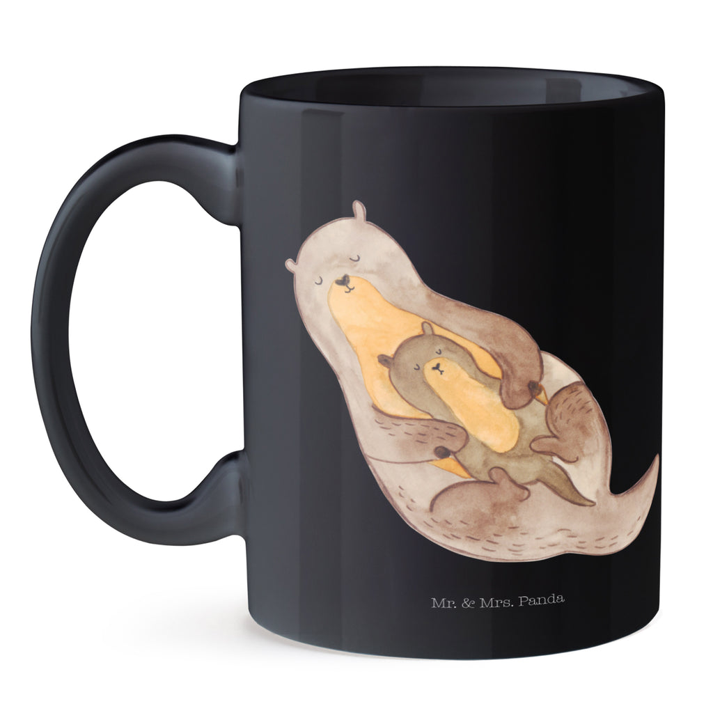 Tasse Otter mit Kind Otter Seeotter See Otter Becher, Kaffeetasse, Kaffeebecher, Tee, Frühstück, Büro  Otter,  Fischotter,  Seeotter