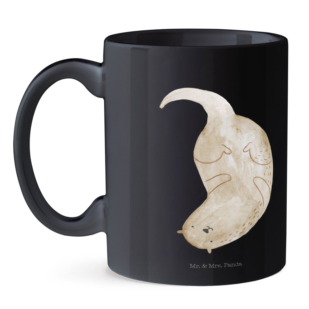 Tasse Otter kopfüber Otter Seeotter See Otter Becher, Kaffeetasse, Kaffeebecher, Tee, Frühstück, Büro  Otter,  Fischotter,  Seeotter
