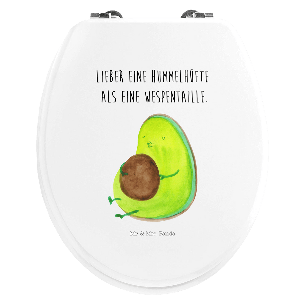 Motiv WC Sitz Avocado pfeift Klobrille, Klodeckel, Toilettendeckel, WC-Sitz, Toilette, Avocado, Veggie, Vegan, Gesund, Diät, Abnehmen, Ernährung, dick sein, Pummelfee