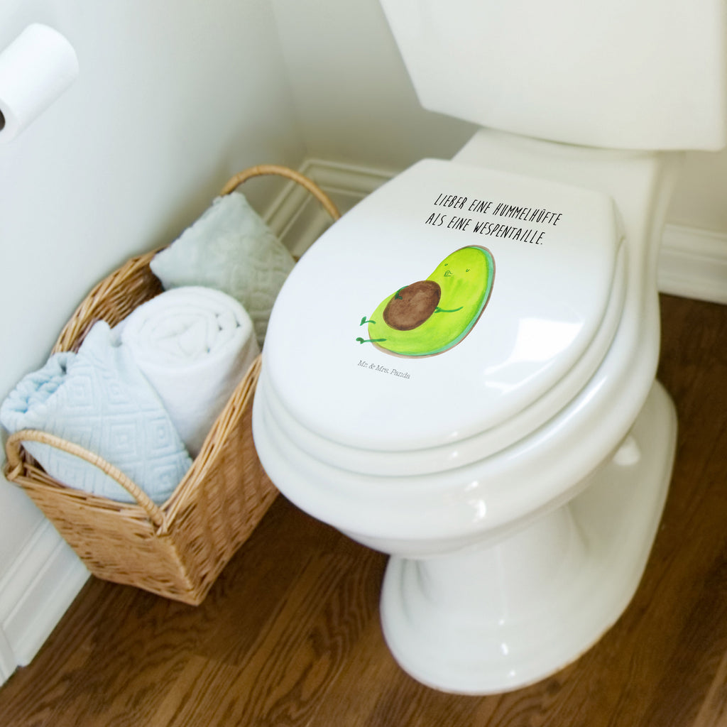 Motiv WC Sitz Avocado pfeift Klobrille, Klodeckel, Toilettendeckel, WC-Sitz, Toilette, Avocado, Veggie, Vegan, Gesund, Diät, Abnehmen, Ernährung, dick sein, Pummelfee