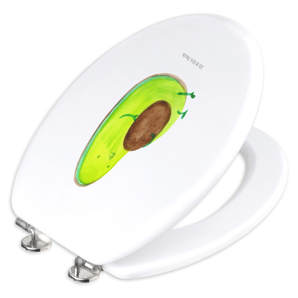 Motiv WC Sitz Avocado pfeift Klobrille, Klodeckel, Toilettendeckel, WC-Sitz, Toilette, Avocado, Veggie, Vegan, Gesund, Diät, Abnehmen, Ernährung, dick sein, Pummelfee