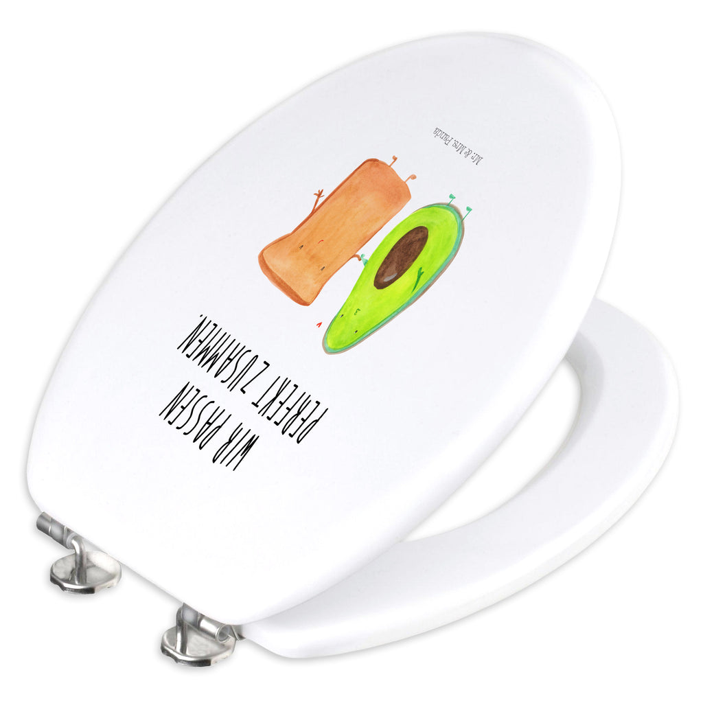 Motiv WC Sitz Avocado + Toast Klobrille, Klodeckel, Toilettendeckel, WC-Sitz, Toilette, Avocado, Veggie, Vegan, Gesund, Toast, Toastbrot, Liebespaar, Pärchen, Freund, Freundin, Verlobt, Verlobungsparty, Hochzeit, Hochzeitsgeschenk, Jahrestag, Jahrestagsgeschenk