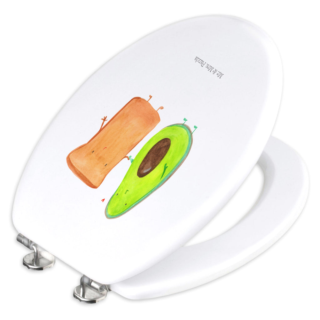 Motiv WC Sitz Avocado + Toast Klobrille, Klodeckel, Toilettendeckel, WC-Sitz, Toilette, Avocado, Veggie, Vegan, Gesund, Toast, Toastbrot, Liebespaar, Pärchen, Freund, Freundin, Verlobt, Verlobungsparty, Hochzeit, Hochzeitsgeschenk, Jahrestag, Jahrestagsgeschenk