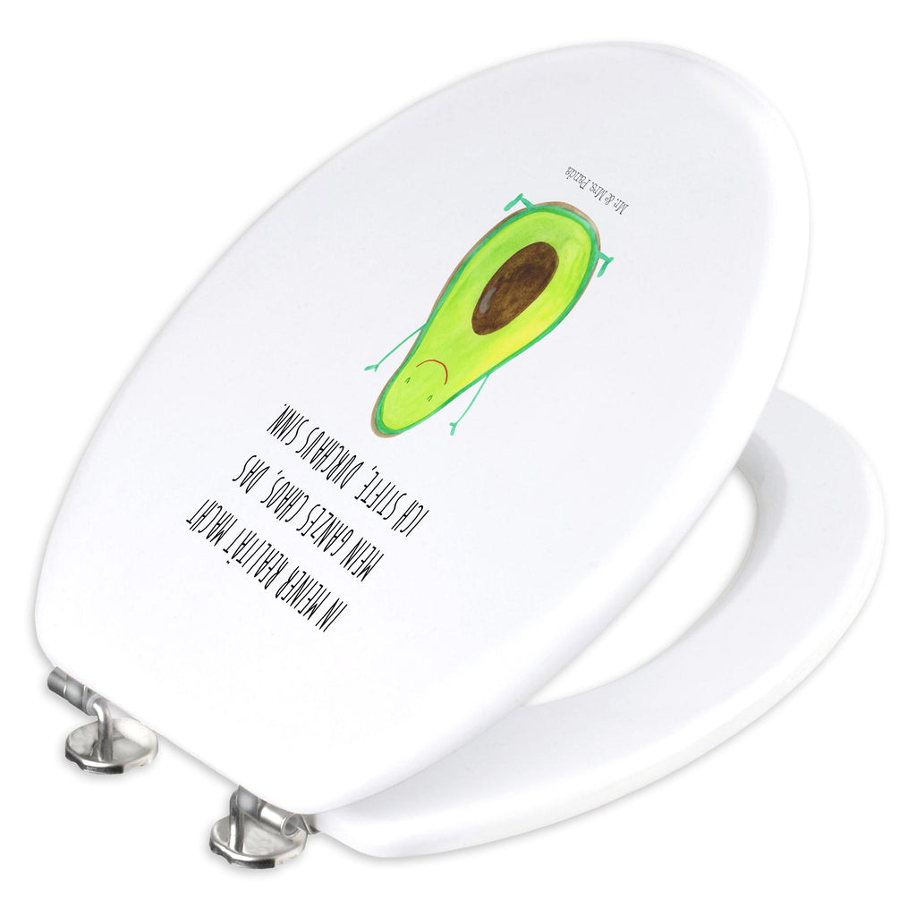Motiv WC Sitz Avocado Happy Klobrille, Klodeckel, Toilettendeckel, WC-Sitz, Toilette, Avocado, Veggie, Vegan, Gesund, Chaos