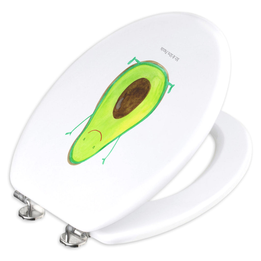 Motiv WC Sitz Avocado Happy Klobrille, Klodeckel, Toilettendeckel, WC-Sitz, Toilette, Avocado, Veggie, Vegan, Gesund, Chaos