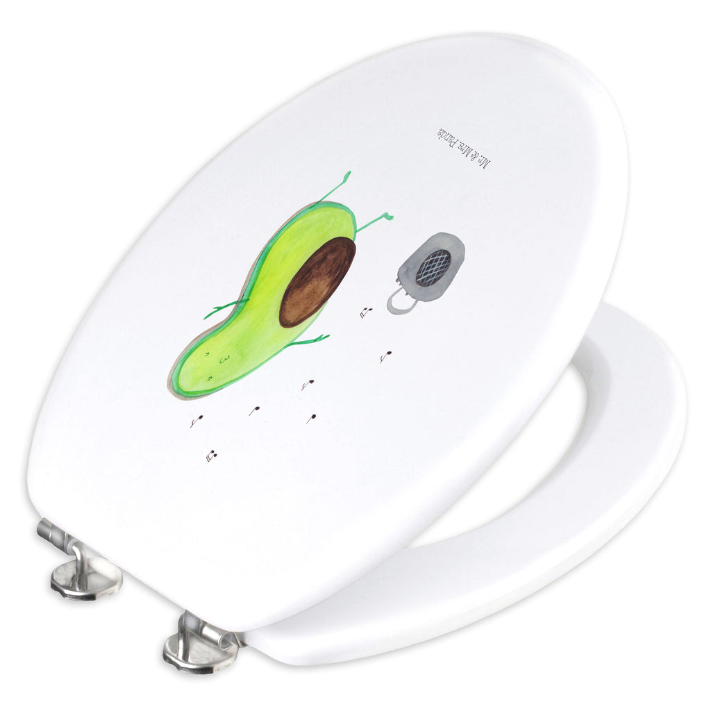 Motiv WC Sitz Avocado tanzt Klobrille, Klodeckel, Toilettendeckel, WC-Sitz, Toilette, Avocado, Veggie, Vegan, Gesund