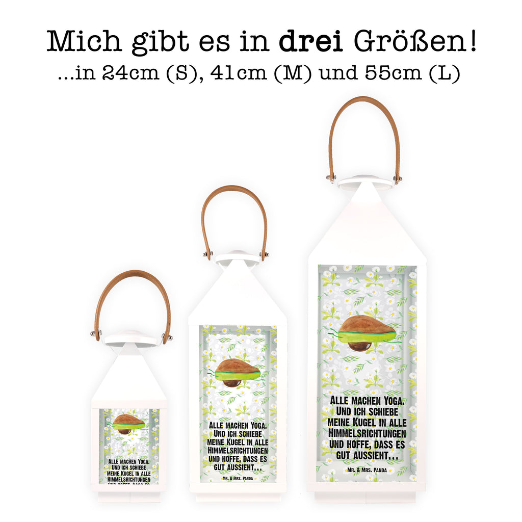 Deko Laterne Avocado Yoga Gartenlampe, Gartenleuchte, Gartendekoration, Gartenlicht, Laterne  kleine Laternen, XXL Laternen, Laterne groß, Avocado, Veggie, Vegan, Gesund, Avocado Yoga Vegan