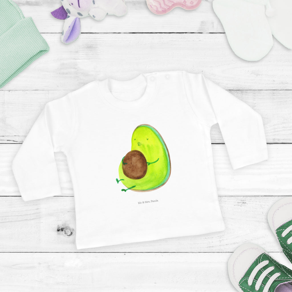 12-18 Monate Baby Longsleeve Avocado pfeift Mädchen, Jungen, Baby, Langarm, Bio, Kleidung, Avocado, Veggie, Vegan, Gesund, Diät, Abnehmen, Ernährung, dick sein, Pummelfee