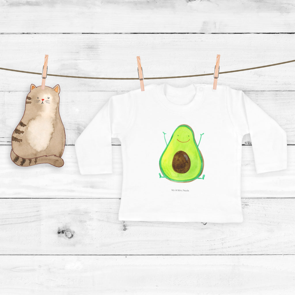 18-24 Monate Baby Longsleeve Avocado Happy Mädchen, Jungen, Baby, Langarm, Bio, Kleidung, Longsleeve, Avocado, Veggie, Vegan, Gesund, Chaos