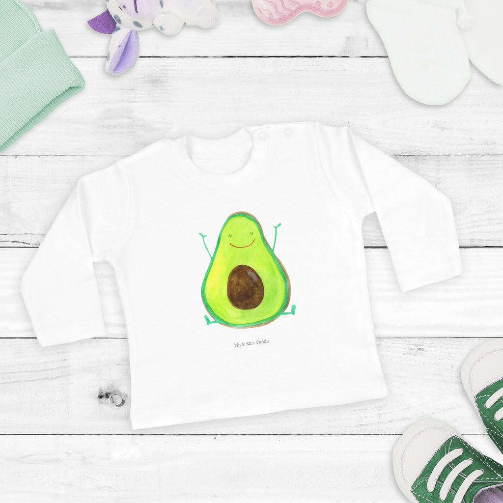 18-24 Monate Baby Longsleeve Avocado Happy Mädchen, Jungen, Baby, Langarm, Bio, Kleidung, Longsleeve, Avocado, Veggie, Vegan, Gesund, Chaos